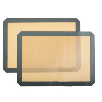 Transhome Silikone Bage-Mat 30*20 cm Non Stick Dejen/Macaron Mat Genanvendelige Bageplade Glas Fiber Bagning Værktøjer Til Cookies
