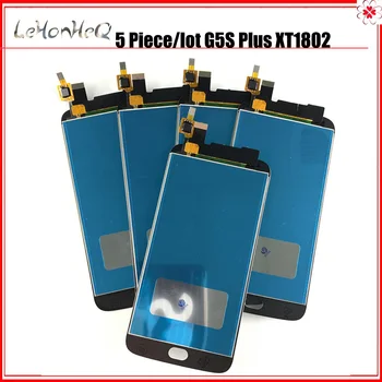 5 Stykke/masse AMOLED LCD-For Motorola MOTO G5S Plus XT1804 XT1805 XT1806 XT1802 XT1803 LCD-skærm Touch screen Digitizer Assembly