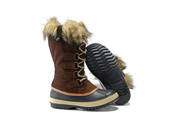Vinter udendørs vandreture støvler kvinder vandtæt uld liner bløde sne trekking støvler damer, non-slip termisk sne sko til-40c