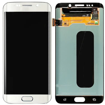 Original G928F LCD-For Samsung Galaxy S6 Kant Plus-Skærm Med Ramme 5.7