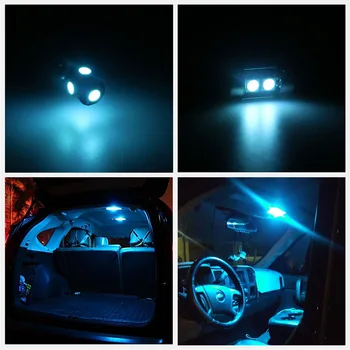 13Pcs Canbus Hvide LED Lys Pærer Interior Package Kit For 2008-2013 Chrysler Town Land Kort Dome Kuffert Nummerplade Lys