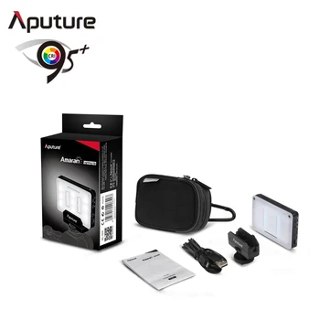 Aputure AL-M9 LED Video Lys pockable TLCI/CRI 95+ på-kamera fyld lys 9pcs SMD lys