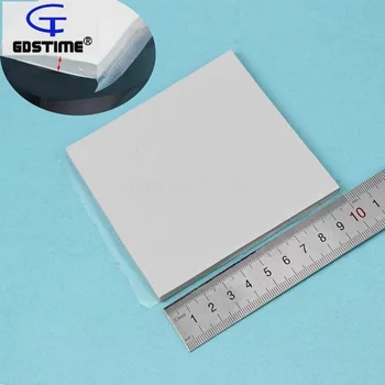 1 Stk Gdstime 100x100mm 3mm Ledende Silikone Termisk Pad 100x3mm Bærbar Notebook køleplade Cooling Pads Til LED SMD IC DIP