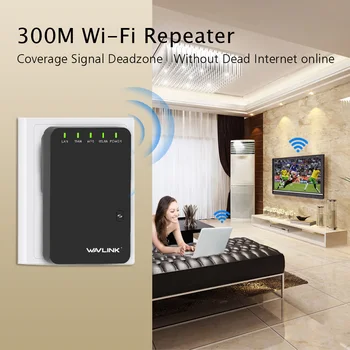 Wavlink Wifi Extender 300Mbps Wireless wifi Repeater/Router 802.11 b/n/g wifi-Netværk Signal Booster WiFi-adgangspunkt, nem Opsætning