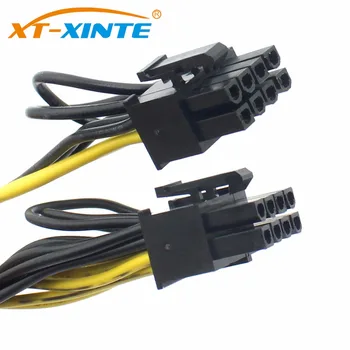 Strømforsyning Kabler Modular PSU 6Pin til Dobbelt 6+2Pin Kabel-Grafikkort Modul Linje 6P til Dual 8p Splitter båndkabel 18AWG