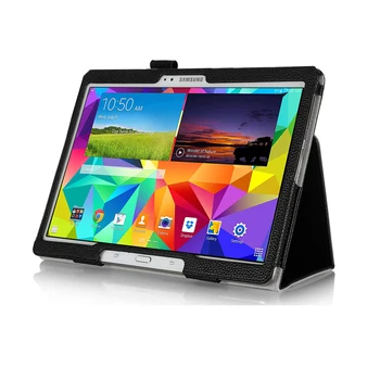 Slank Retro Folde Stå PU Læder Smart Cover til Samsung Galaxy Tab S 10.5 T800 T801 T805 SM-T800 SM-T801 SM-T805 Tablet Tilfælde