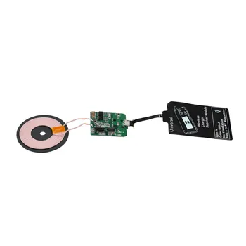 Qi Trådløse Oplader PCBA Kredsløb Spole +Opladning Modtager Kortet Trådløse Opladning af Micro USB-Port DIY til Samsung S8 oneplu