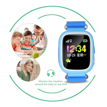 Q20 GPS Barn Smart Ur Telefon Position Børn, Se 1.44 tommer Skærm WIFI SOS-Knappen Smart Baby Watch Anti Tabt Smartwatch
