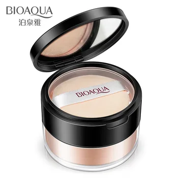 Bioaqua Silkeagtig Blød Honning Ansigt Løs Pulver Forfriskende Makeup Hudens Naturlige Skønhed langvarig Glat Kosmetik
