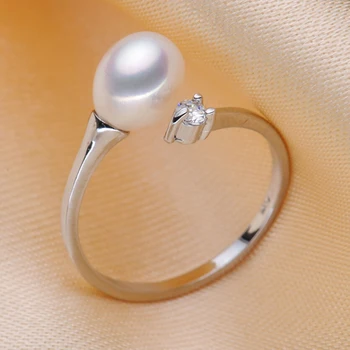 [MeiBaPJ]Real S925 Sterling Sølv Smykker Til Kvinder Mode Naturlige Perle Party Smykker Rent Sølv halskæde+Ring+Øreringe