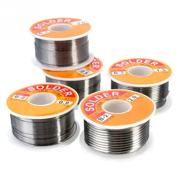 100g 0.6/0.8/1/1.2 63/37 FLUX 2.0% 45FT Tin, Bly, Tin Tråd Smelte Harpiks Core Lodde Lodde-Wire Roll No-clean