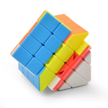 LeFun AoSu 4 Lag 4x4x4 Flytte Edge Magic Cube 66mm Hastighed Twist Terning Puslespil For Børn, Voksne Stickerless Hjerne Teaser 4x4
