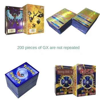Må ikke gentage pokemon-kort flash card Super evolution GX EX træner Karakter Rekvisitter kort Booster packs samling kort Blind box