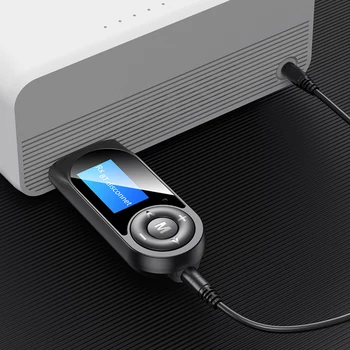De nye 2 i 1 Bluetooth-5,0 Lyd Transmitter Receiver USB-Dongle LCD-Displayet på 3,5 MM AUX-RCA Stereo Trådløse Adapter