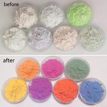 Sollys Reaktiv Pigment UV-Farve Ændre Pigment Pulver, der Udsættes for Sollys eller UV-Lys, Farvestof Harpiks smykkefremstilling
