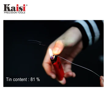 Kaisi 0.3 0.4 0.5 0.6 mm Høj Renhed loddetråd svejsning værktøj til apple mobiltelefon beregne Bundkort Lodning HW
