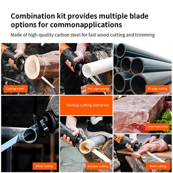 25PCS savklinger T-Skaft Puslespil Knive Diverse Klinger til Træ Plast Metal Skære savklinger Lavet med HCS/HSS/BIM