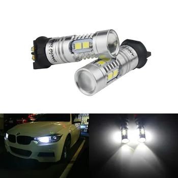 ANGRONG 2x PW24W PWY24W LED-blinklys Lys DRL For BMW F30 Mercedes X204 Audi A3 A4 Peugeot 208 2012+ (CA211x2)