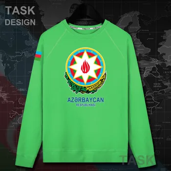 Aserbajdsjan aserbajdsjanske AZE mænd hoodie trøjer og hættetrøjer nation pels sweatshirt streetwear Efteråret tøj, hip hop træningsdragt 20