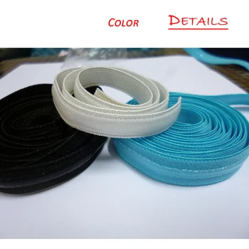 Silikone elastik skulderrem 12mm BLÅ HIMMEL 10M pack stropper med silicone gripper bh ' er, undertøj tøj bæltet tilbehør