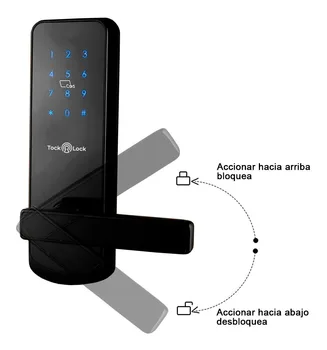 TTlock Bluetooth, WiFi Smart Elektronisk dørlås Tastatur Smart dørlås Til Hjemmet Airbnb Hus, Lejlighed med App Remote Kontrol