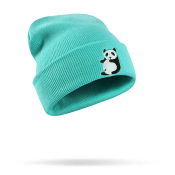 Eksplosive mode sød hip-hop strikkede hat kreative dyr broderi uld hat