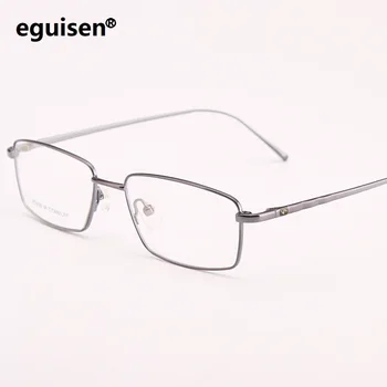 Bredde-140 Ren titanium mandlige business ultra light nærsynethed optiske briller rammer mænd læsning glas brillestel briller