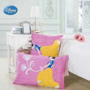 Rabatter!Disney Bomuld Pudevår 2stk Tegnefilm Mickey, Minnie Prinsesse Par Pude Dække Dekorative PillowsCase 48x74cm