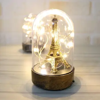 Valentine ' s Day Gave Paris Tower Lys Romantisk-Lampen Studerende Værelse Indretning Bar Kabinet Belysning Håndværk Rekvisitter