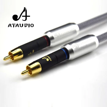 Et par ATAUDIO Hifi 2 RCA Malel til 2 XLR han Audio Kabel i Høj Kvalitet Dual RCA til Dobbelt XLR Kabel
