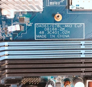 DA061/-078L-AM3 DDR3 Desktop Bundkort Til gateway ACER SX2311 X3400 AX3400 X5400 Bundkort 08166-2M 48.3C401.02M