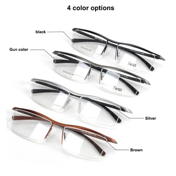 Brillerne Rammer Helt titanium briller ramme kvinder mænd 2021 Retro computer nærsynethed optiske briller oculos de grau lunette de vue