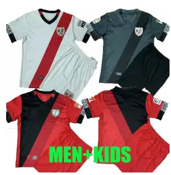 Mænd+børn Rayo Vallecano soccer jersey 20 21 camisetas de fútbol José Pozo Bebé Antoñín alvaro 2020 2021 Kits Fodbold t-shirt