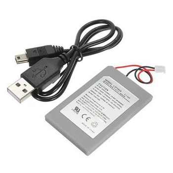 PS3 Controller 1800mAh Batteri Strøm til Levering + USB-Oplader Kabel Ledning Pack for PS3 Controller