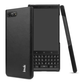 Imak Ruiyi Serie Kortfattet Lys Luksus PU Back Cover Case til Blackberry-Tasten Le To Slanke etui til Blackberry-Nøgle2 Le Shell