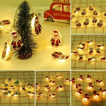 Juletræ LED String Lys Glædelig Jul Dekorationer Til Hjemmet julepynt Xmas Jul Natal Nye År 2021
