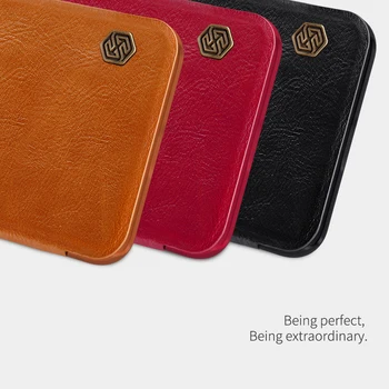 For Xiaomi Redmi Note 6 PRO Flip Case Nillkin Qin-Serien PU Læder Cover Tilfældet For Xiaomi Redmi Note 6 PRO