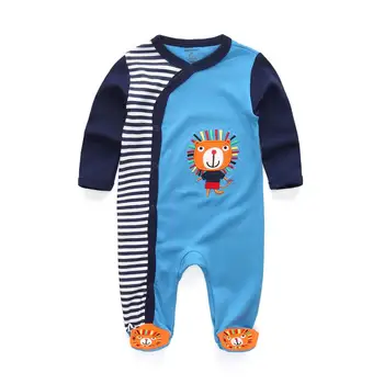 1stk Tilfældig Baby Tøj 2020 Baby Rompers Bomuld Spædbarn Lange Ærmer Jumpsuits Dreng Pige Nyfødte Baby Tøj Sæt
