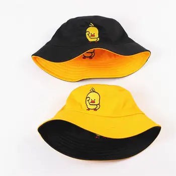 Sommeren Bucket Hat til mænd, kvinder Mode bomuld reversible Bob Femme Caps Panama trist drenge fold Sun beach fiskeren hat