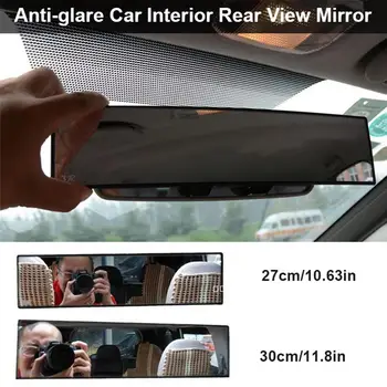 Varmt!Refleksfri Bil Indvendigt førerspejl, Panorama-Clip-on-Vidvinkel sidespejle trådtrækning Ramme Styling