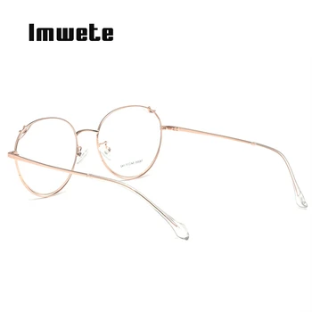 Imwete Vintage Metal Optiske Briller Ramme Mænd Kvinder Søde Hjerte-formede Briller Rammer Kvindelige Gennemsigtig Nærsynethed Eye Briller