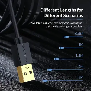 ORICO USB Type A-Extension Kabel-USB3.0 Mandlige og Kvindelige forlængerkabel Data Sync Hastighed Kabel Udvides Til Bærbar computer, Smart-TV