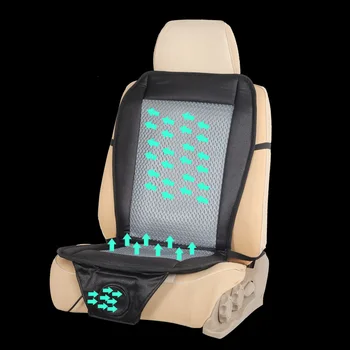 Car seat cushion elektrisk ventilator polstret sæde bil elektrisk køling mat 12 v bil-air cushion sommeren sædehynde fan bil