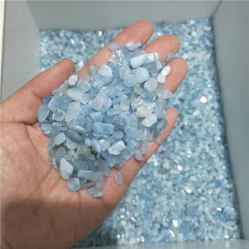50g Naturlige Aquamarine Kvarts Krystal Sten Rock Chips-Prøven Heldig crystal kærlighed naturlige sten og mineraler Fisk Tank sten
