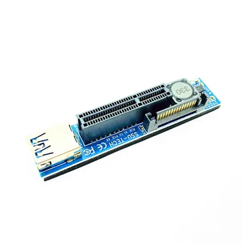 PC-Grafikkort til PCI Express-Stik, Kabel-Riser-Kort Mini-PCI-E er til PCI-E 4X + USB Kabel Udvidelse Port-Adapter PCIE-Extender