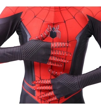 Halloween Superhelt Red Spiderboy Karneval Kostume Tights Passer Maske til Børn, Voksne Hele Superhelt Krop Jumpsuits