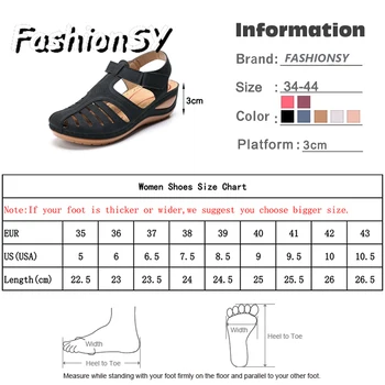 Sandaler Kvinder Kiler Retro Spænde Rem Sandaler Casual-Sy Kvinder Sko Solid Kvindelige Sko Damer Platform Sko Plus Size2021
