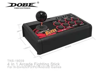 USB-Rocker Spil Controller Arcade Joystick, Gamepad Kampene Stick Til Switch/PS3/PC/Android 4 I 1 Arcade Fighting Stick