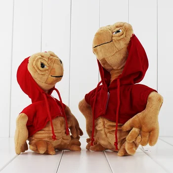 2Styles ET Extra Terrestrial Fremmede Fyldte Bløde Dukke Med Hoodie Collectible Legetøj Fødselsdag Gaver Til Børn/ Babyer 19cm-25cm