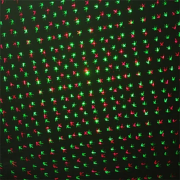 Udendørs Flytte Fuld Sky-Stjernede Laser Projektor lys Jul Grøn og Rød LED Lys Fase Udendørs Landskab Græsplæne Have laserlys